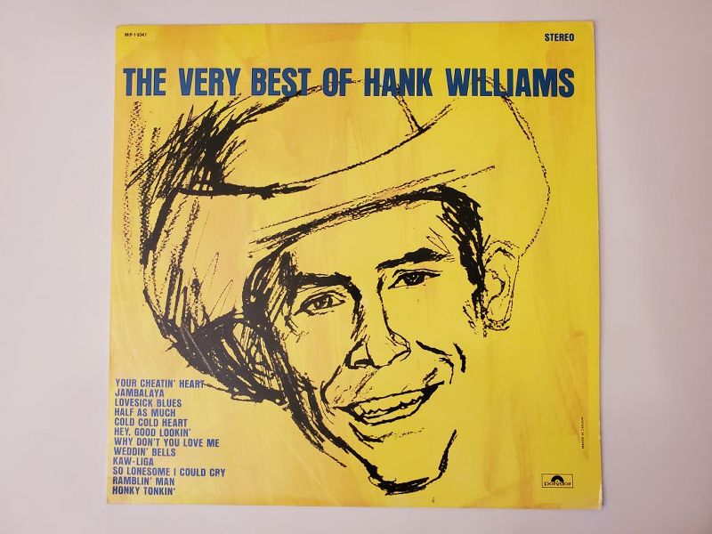 Hank Williams The Very Best of Hank Williams vinyl record