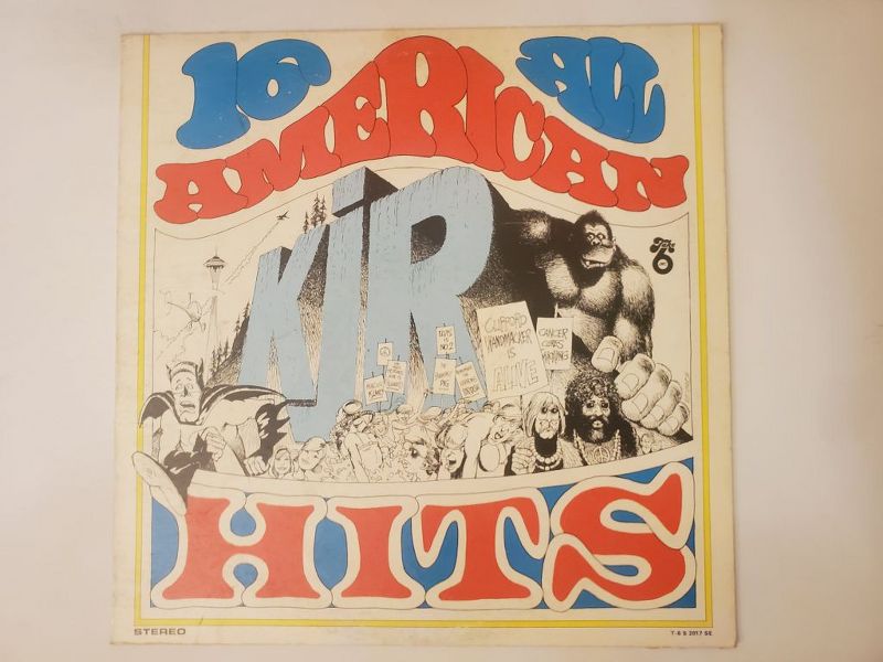 Various Artists 16 All American Hits vinyl record