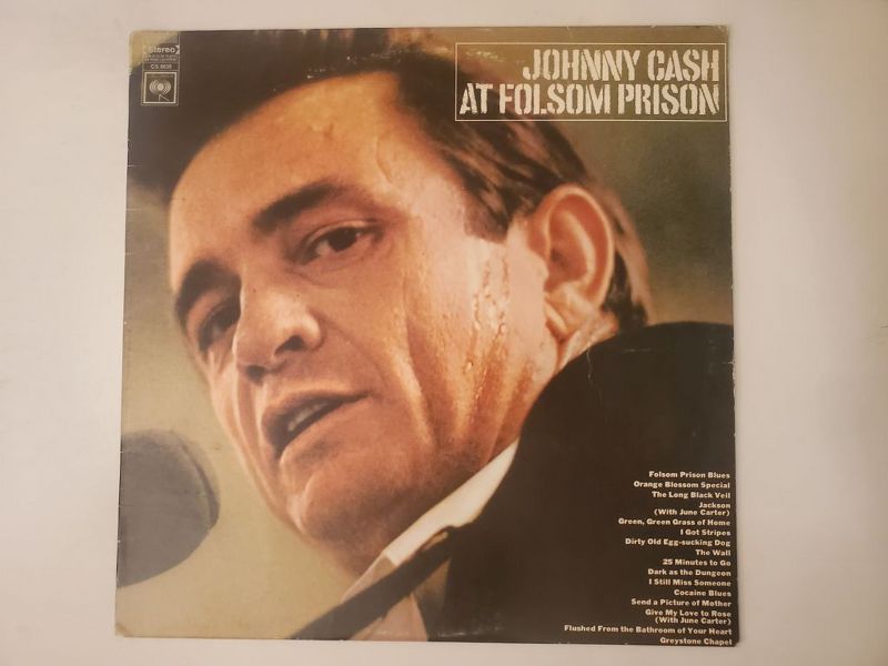Johnny Cash At Folsom Prison vinyl record