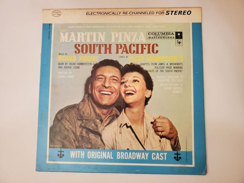 Original Broadway Cast (featuring Ezio Pinza and Mary Martin) South Pacific vinyl record