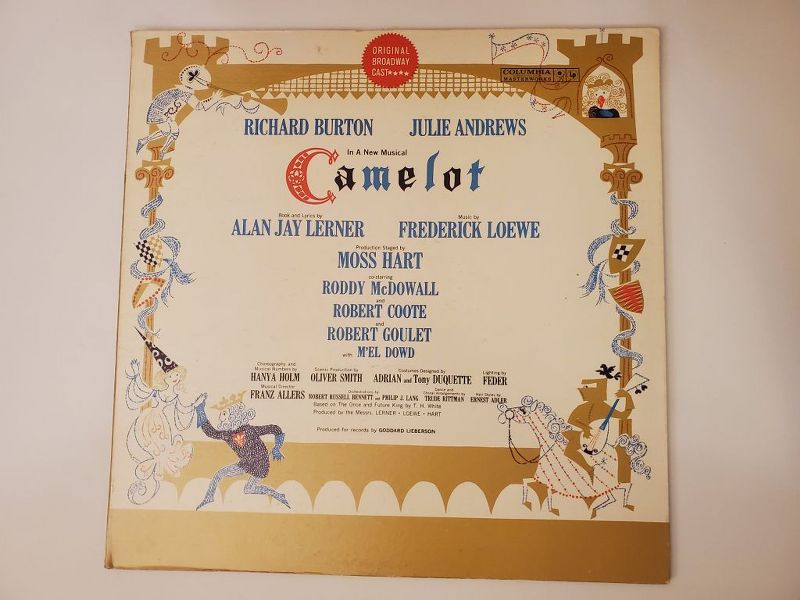 Original Broadway Cast Camelot vinyl record