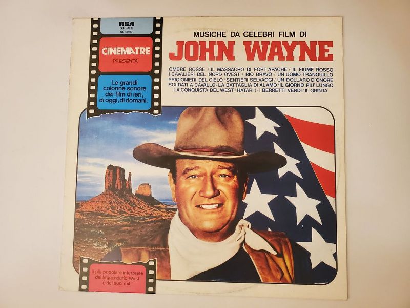 Various Artists (Colonne Sonore - Soundtracks) Musiche da celebri film di John Wayne vinyl record