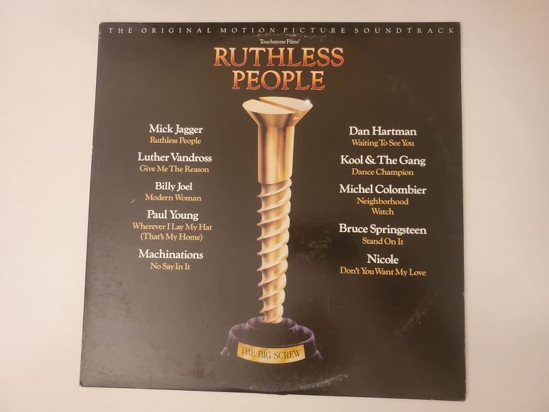 Mick Jagger,Luther Vandross,Billy Joel,Paul Young,Machinations,Dan Hartman,Kool & The Gang,Michel Colombier,Bruce Springsteen,Nicole Ruthless People,Give Me The Reason,Modern Woman,Wherever I Lay My Hat (That's My Home),No Say In It,Waiting To See You,Dance Champion,Neighborhood Watch,Stand On It,Don't You Want My Love vinyl record