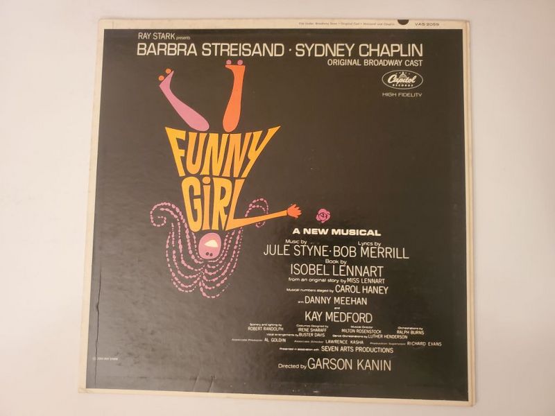 Original Broadway Cast (Barbra Streisand, Sydney Chaplin) Funny Girl vinyl record