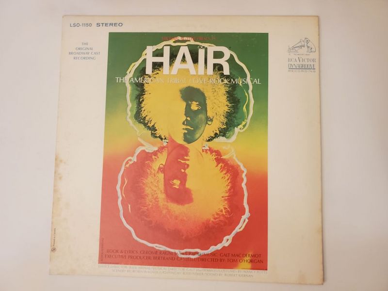 Original Broadway Cast Hair: The American Tribal Love-Rock Musical (Original Broadway Cast Recording) vinyl record