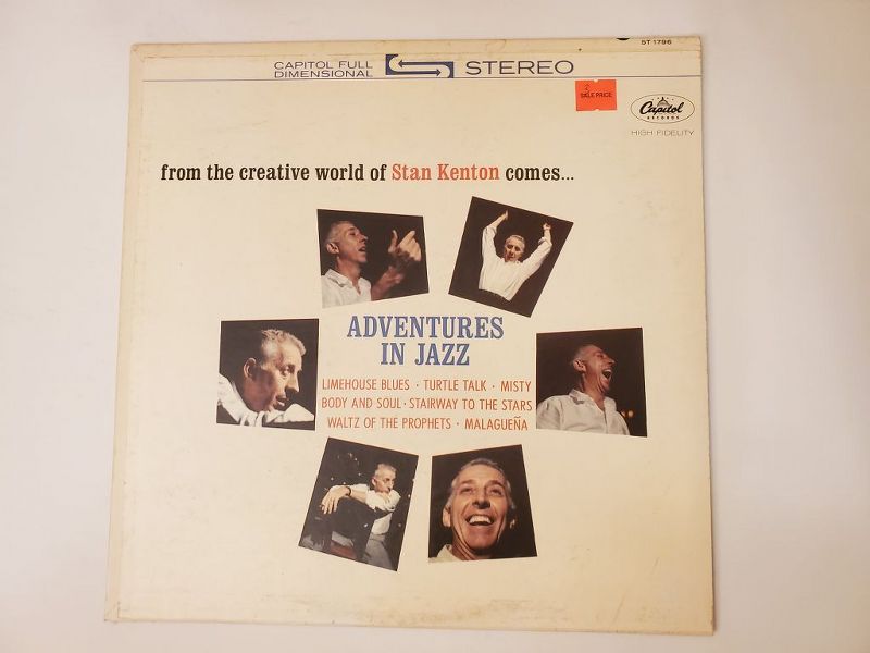 Stan Kenton Adventures in Jazz vinyl record