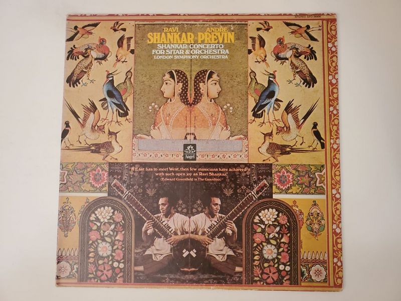 Ravi Shankar, Andr? Previn Shankar Concerto for Sitar & Orchestra (London Symphony Orchestra) vinyl record