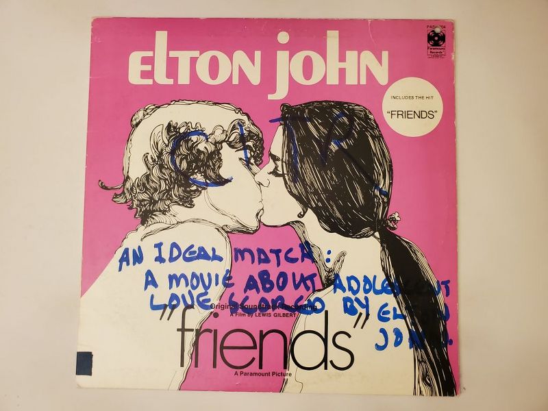 Elton John Friends vinyl record