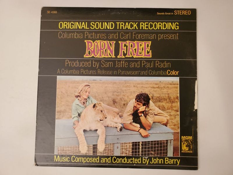 John Barry Born Free (Original Sound Track Recording) vinyl record