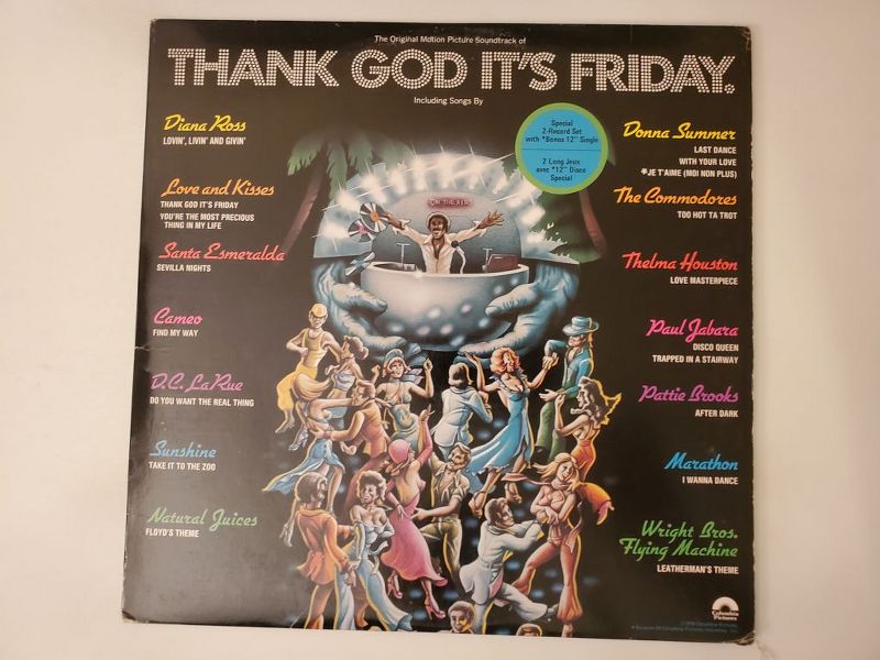 Various Artists Thank God It's Friday (The Original Motion Picture Soundtrack) vinyl record