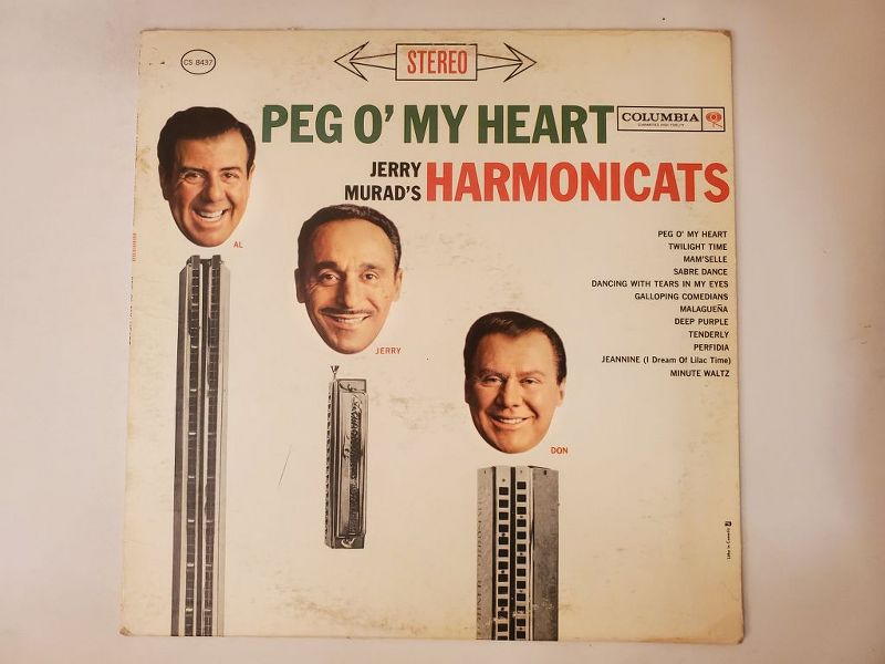 Jerry Murad's Harmonicats Peg O' My Heart vinyl record