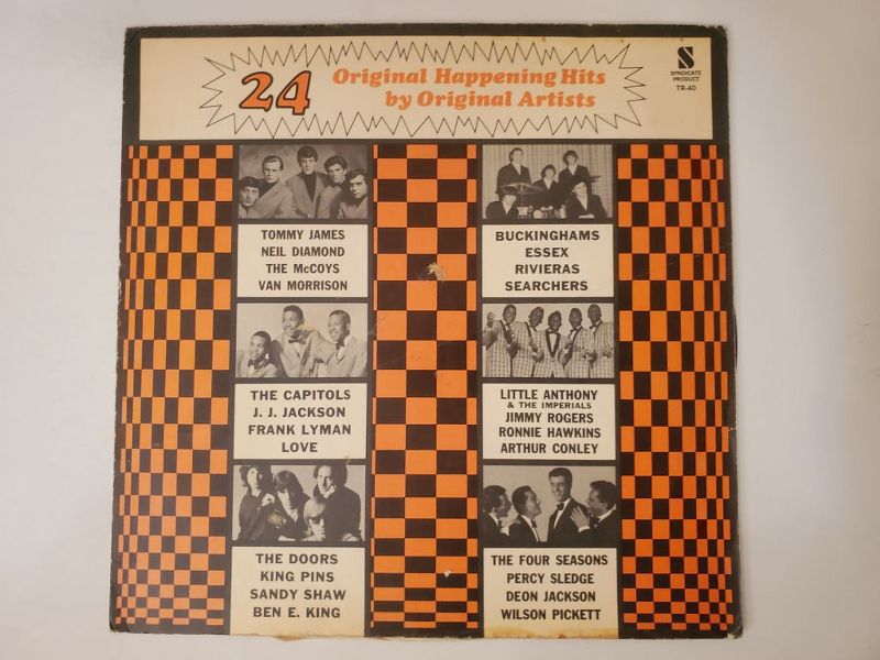 Various Artists 24 Original Happening Hits by Original Artists vinyl record