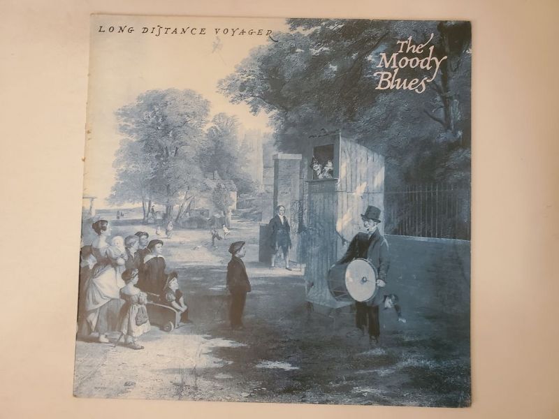 The Moody Blues Long Distance Voyager vinyl record