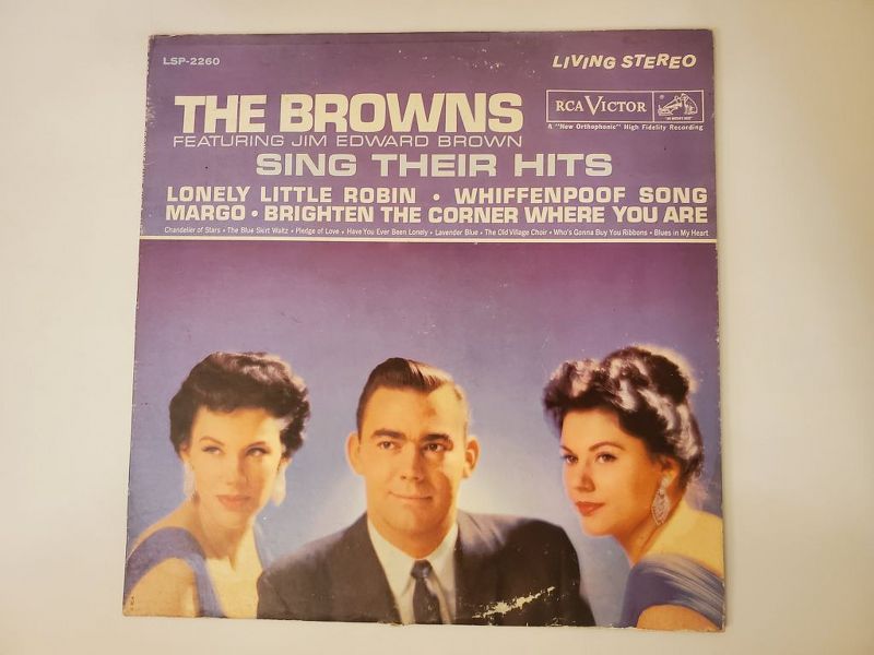 The Browns featuring Jim Edward Brown Sing Their Hits vinyl record