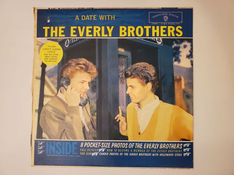The Everly Brothers A Date with The Everly Brothers vinyl record