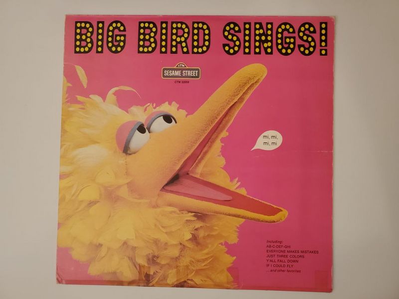 Sesame Street Big Bird Sings! vinyl record
