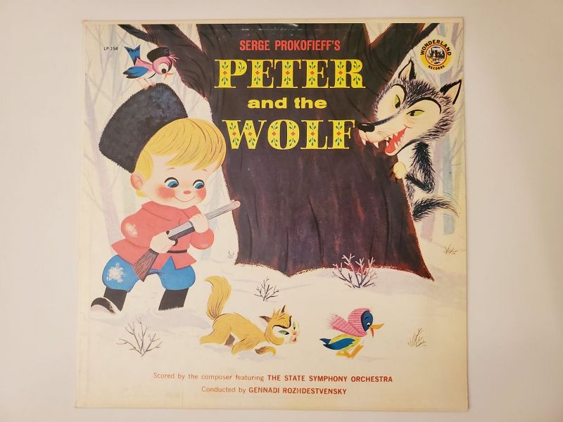 Serge Prokofieff Peter and the Wolf vinyl record