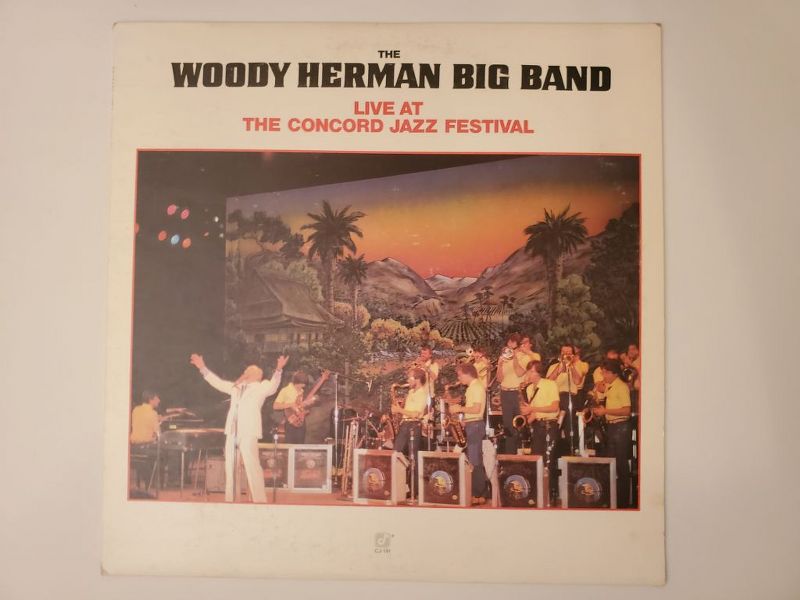 The Woody Herman Big Band Live at the Concord Jazz Festival vinyl record