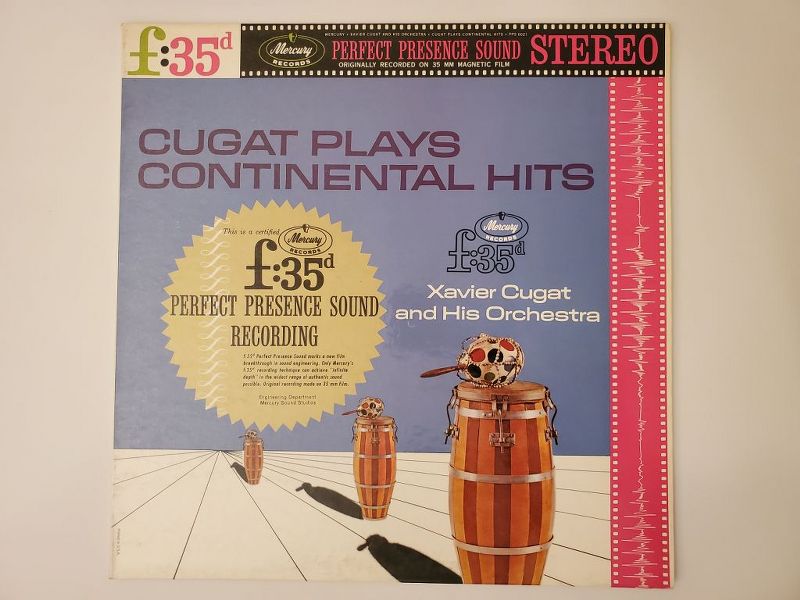 Xavier Cugat and His Orchestra Cugat Plays Continental Hits vinyl record
