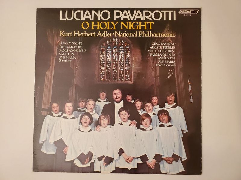 Luciano Pavarotti O Holy Night vinyl record