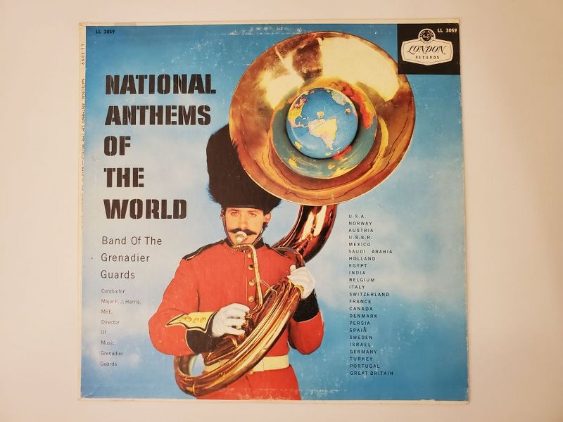 Band Of The Grenadier Guards National Anthems of the World vinyl record