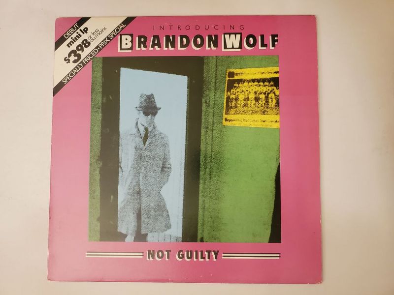 Brandon Wolf Not Guilty vinyl record