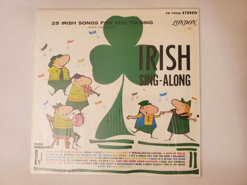 Unknown (Sing-Along Series) Irish Sing-Along vinyl record