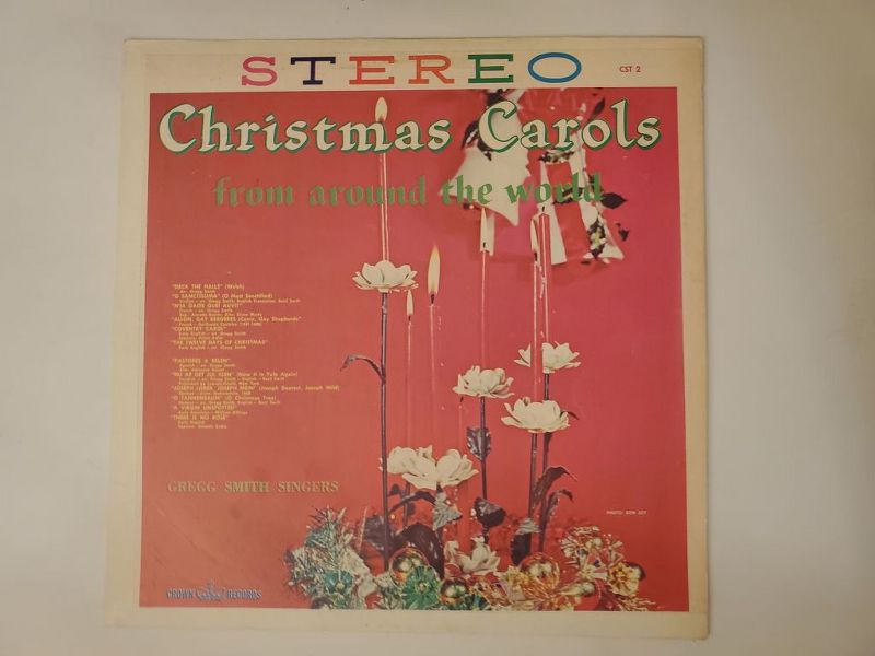 Gregg Smith Singers Christmas Carols from around the world vinyl record