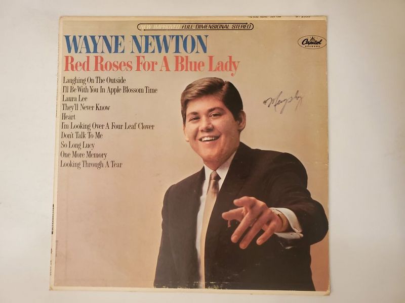Wayne Newton Red Roses For A Blue Lady vinyl record