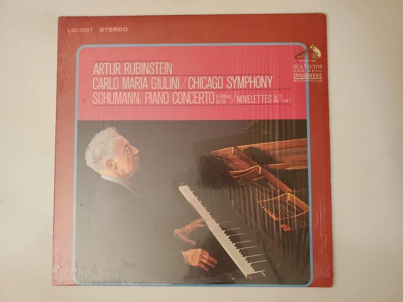 Artur Rubinstein, Carlo Maria Giulini, Chicago Symphony Schumann: Piano Concerto in A Minor, Op. 54 / Novelettes Op. 21 Nos. 1 and 2 vinyl record
