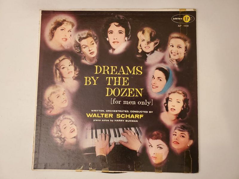 Walter Scharf Dreams By The Dozen (for men only) vinyl record