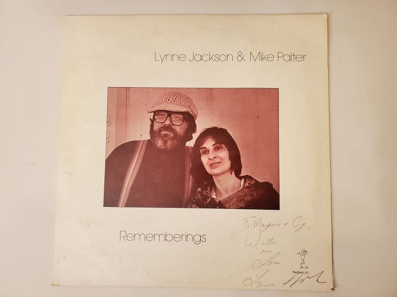 Lynne Jackson & Mike Palter Rememberings vinyl record