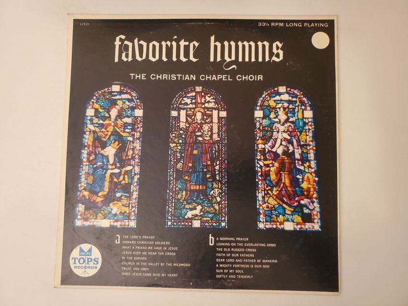 The Christian Chapel Choir Favorite Hymns vinyl record