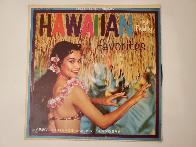 Harry Richards and his Islanders Hawaiian Favorites vinyl record
