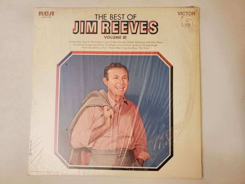 Jim Reeves The Best of Jim Reeves Volume III vinyl record