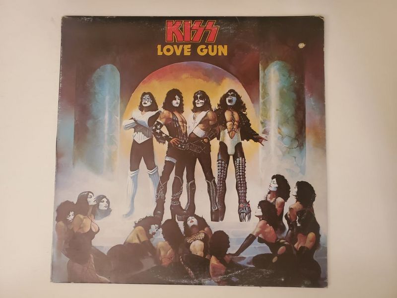 KISS Love Gun vinyl record