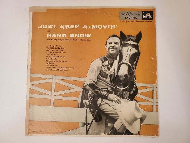 Hank Snow Just Keep A-Movin' vinyl record