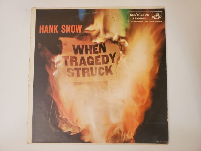 Hank Snow When Tragedy Struck vinyl record
