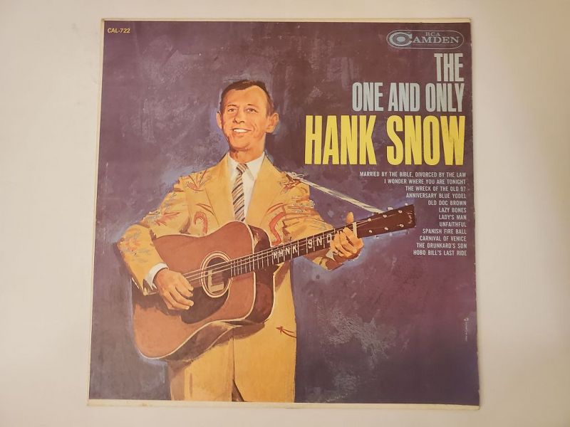 Hank Snow The One And Only vinyl record