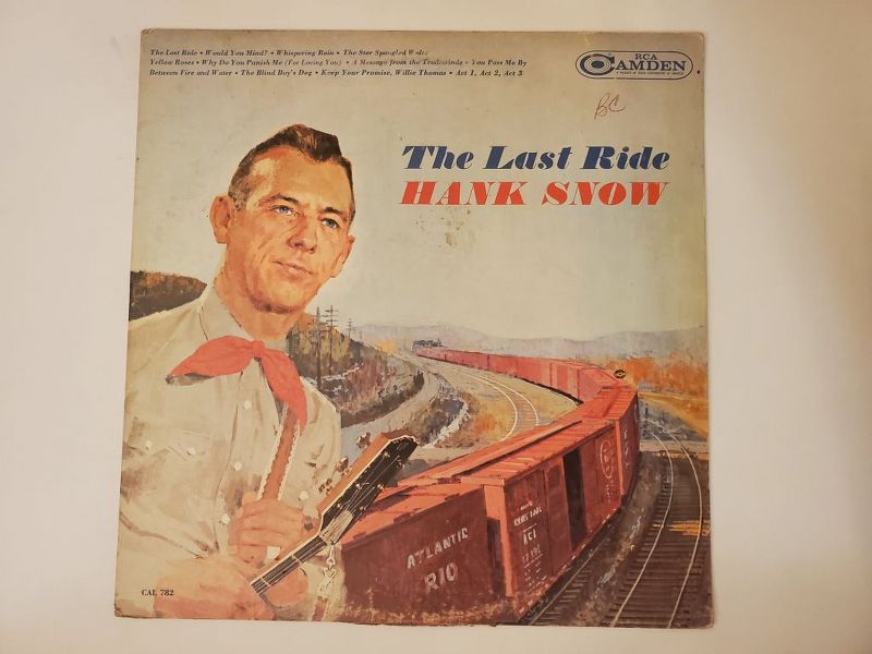 Hank Snow The Last Ride vinyl record