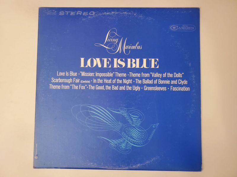 Living Marimbas Love Is Blue vinyl record
