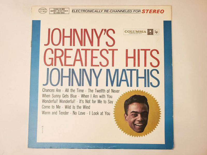Johnny Mathis Johnny's Greatest Hits vinyl record