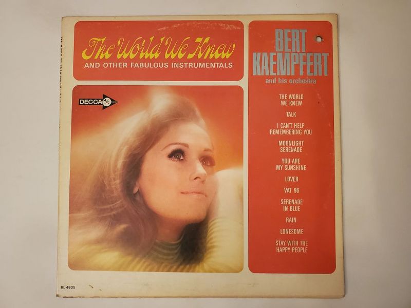 Bert Kaempfert and his orchestra The World We Knew and Other Fabulous Instrumentals vinyl record