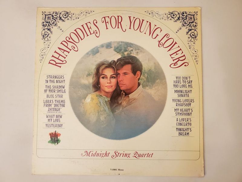 Midnight String Quartet Rhapsodies for Young Lovers vinyl record