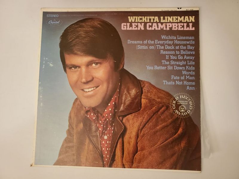 Glen Campbell Wichita Lineman vinyl record