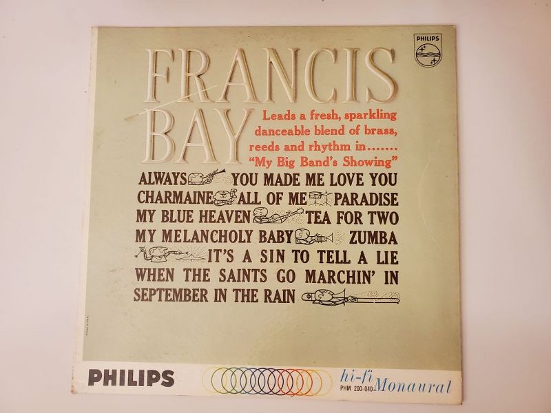 Francis Bay My Big Band's Showing vinyl record
