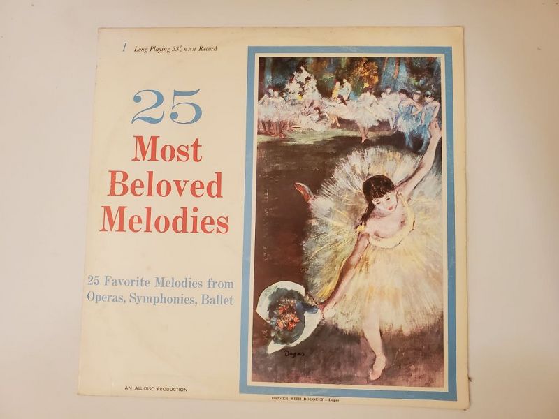 Edgar Degas Dancer with Bouquet vinyl record