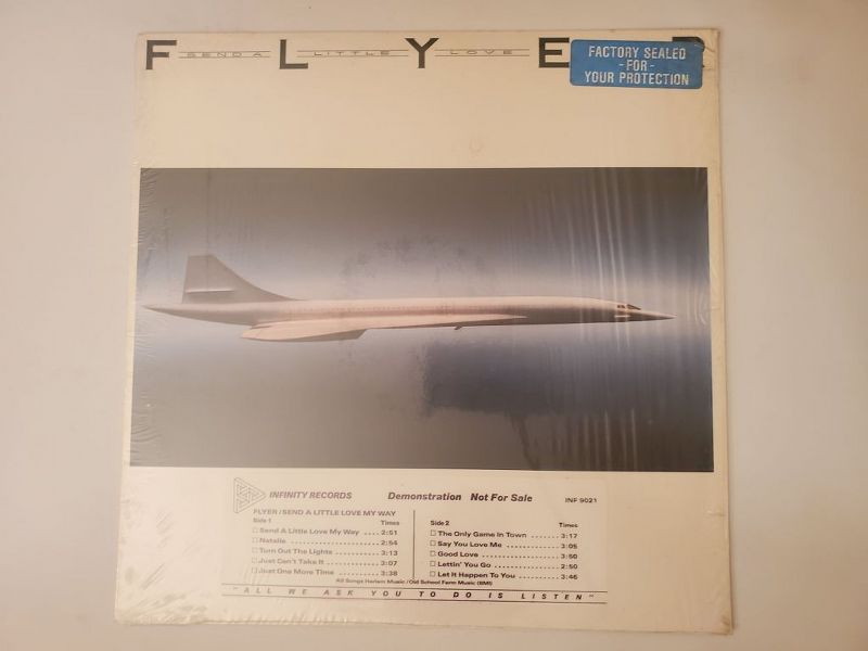 Flyer Send A Little Love My Way vinyl record