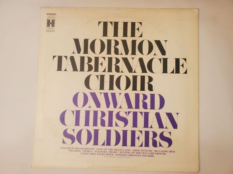The Mormon Tabernacle Choir Onward Christian Soldiers vinyl record