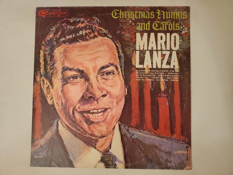 Mario Lanza Christmas Hymns and Carols vinyl record